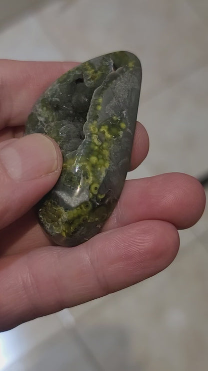 Arkansas Wavellite Cabochon