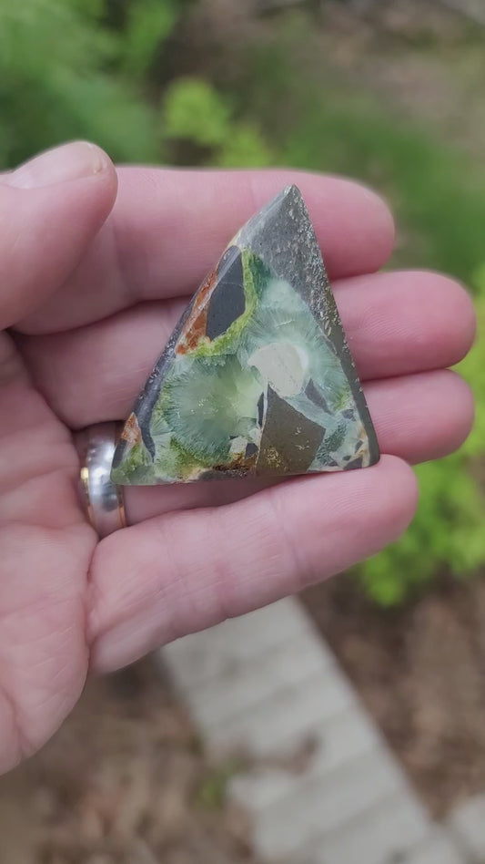 Arkansas Wavellite Cabochon