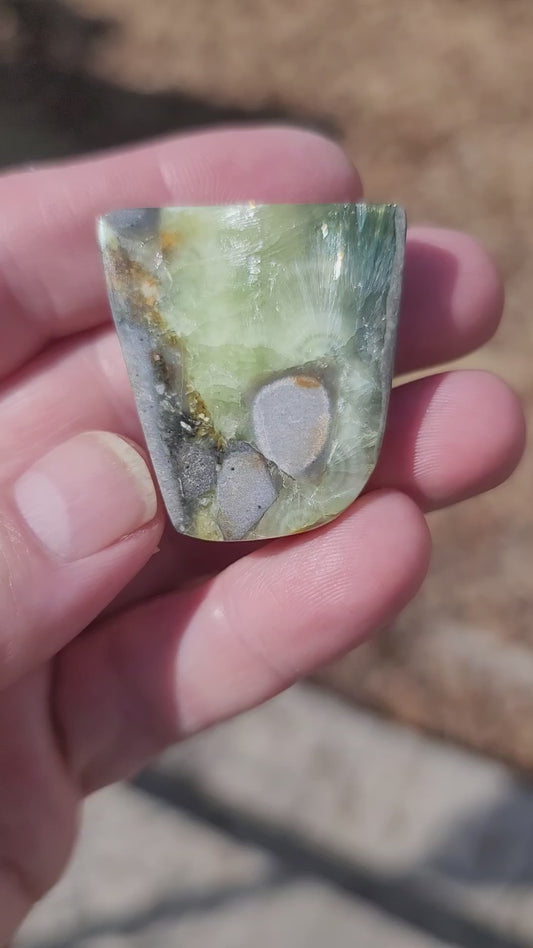 Arkansas Wavellite Cabochon