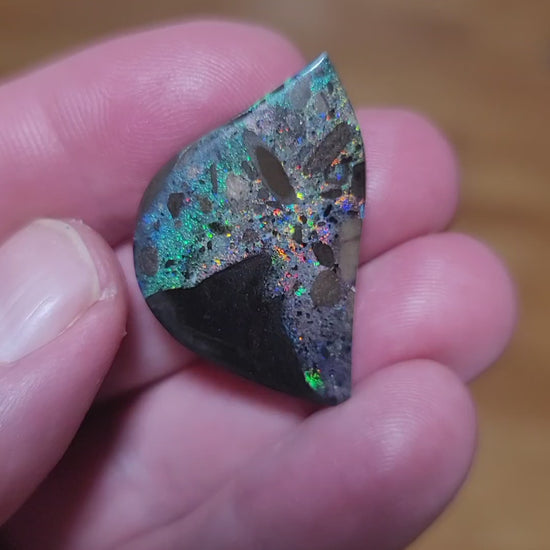 Australian Andamooka Opal Cabochon - front view
