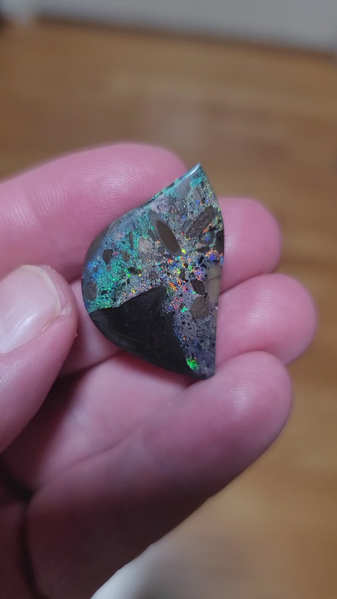 Australian Andamooka Opal Cabochon - front view