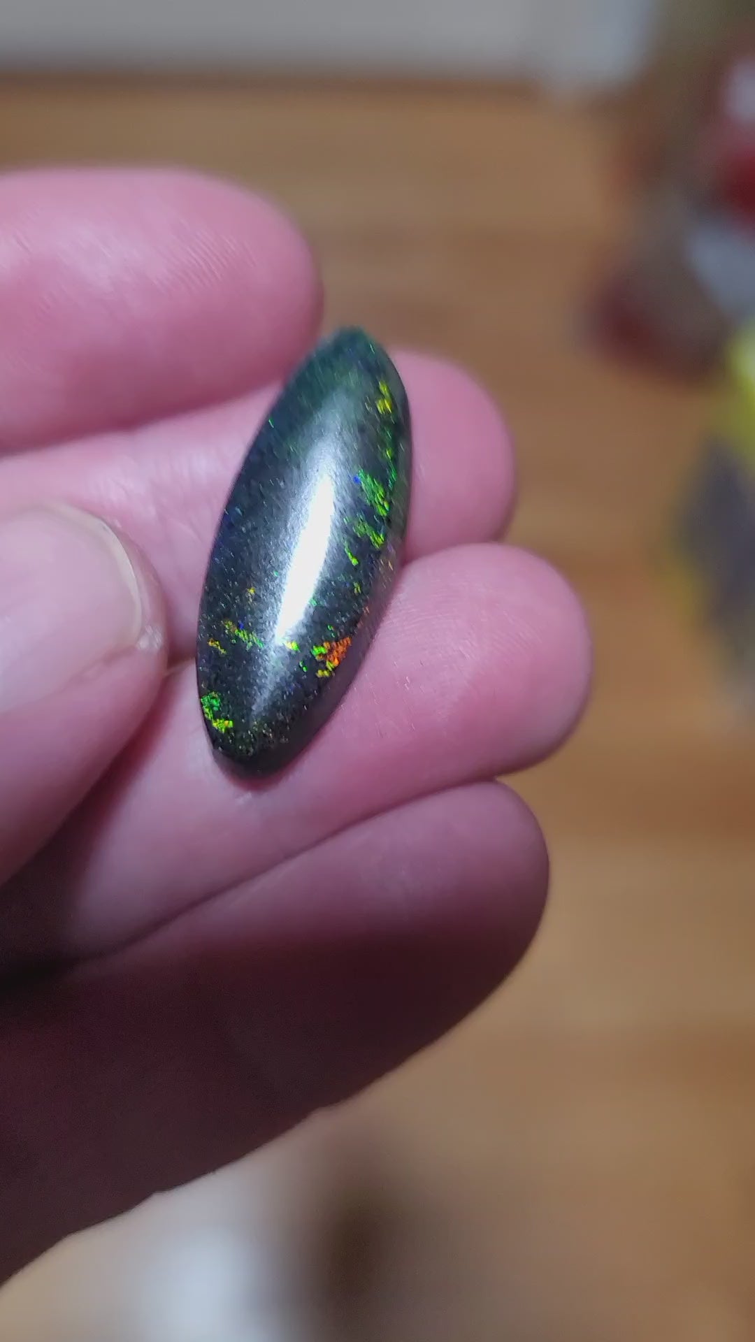Australian Andamooka Opal Cabochon - front view