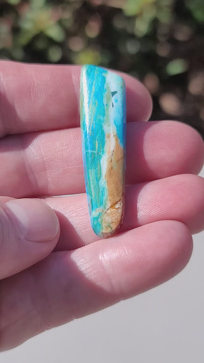 Peruvian Blue Opal Cabochon