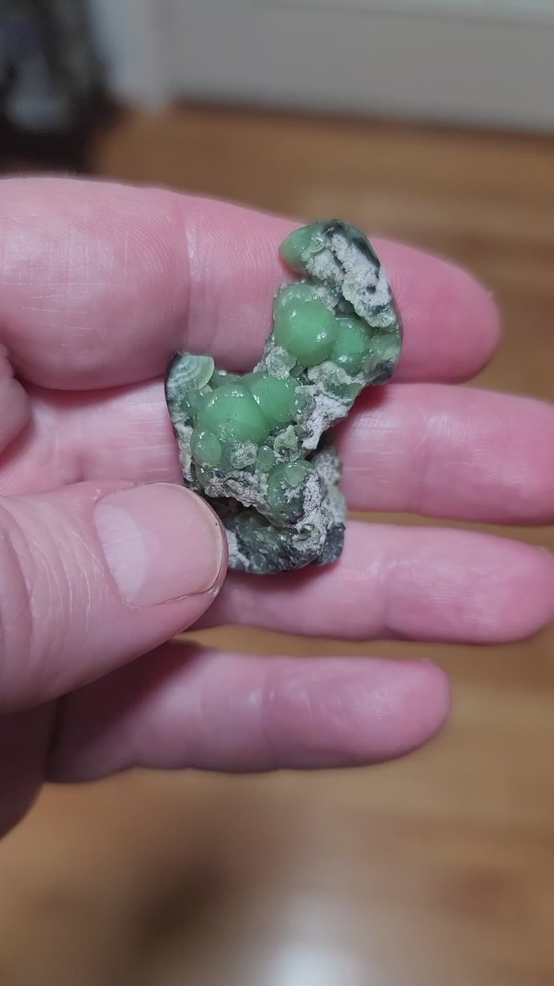 Arkansas Wavellite Cabochon - front view