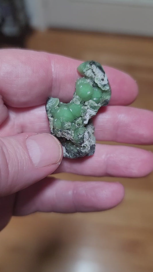 Arkansas Wavellite Cabochon - front view