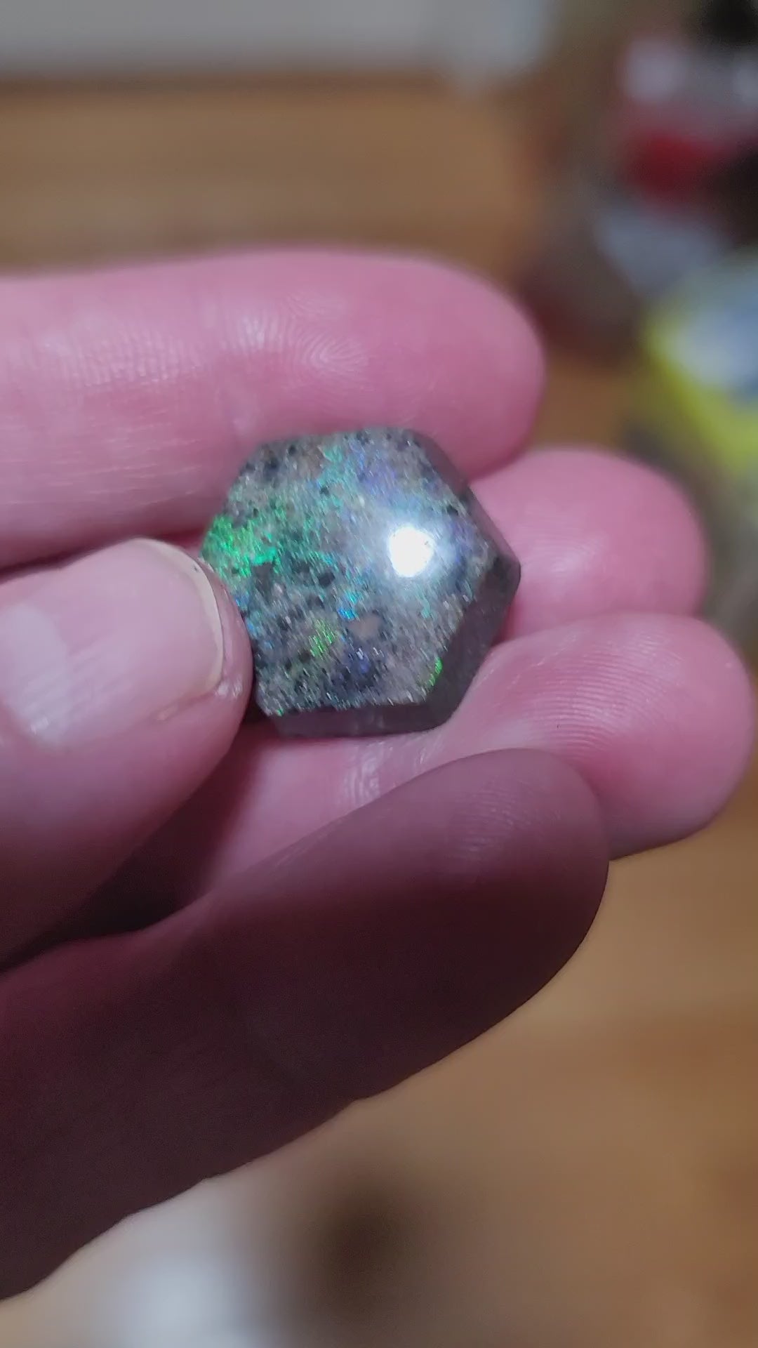 Australian Andamooka Opal Cabochon - front view