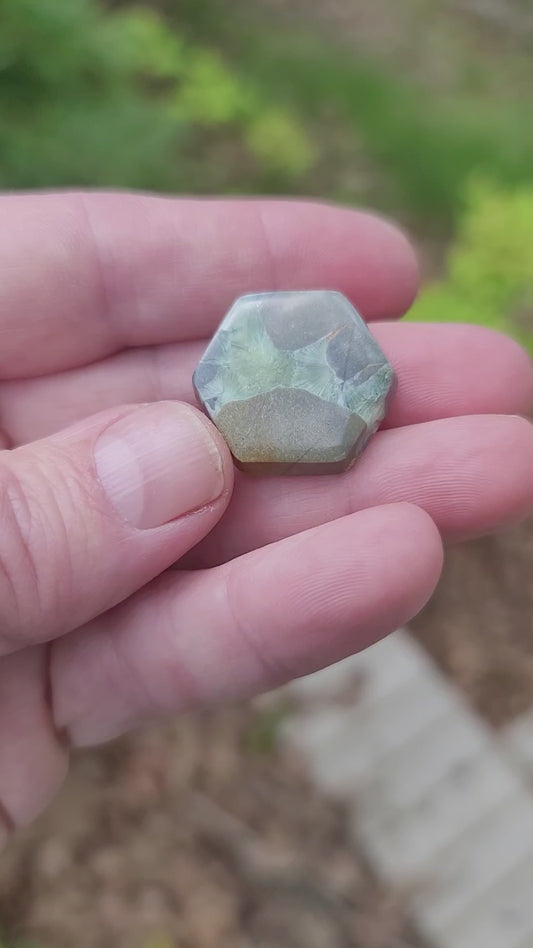 Arkansas Wavellite Cabochon