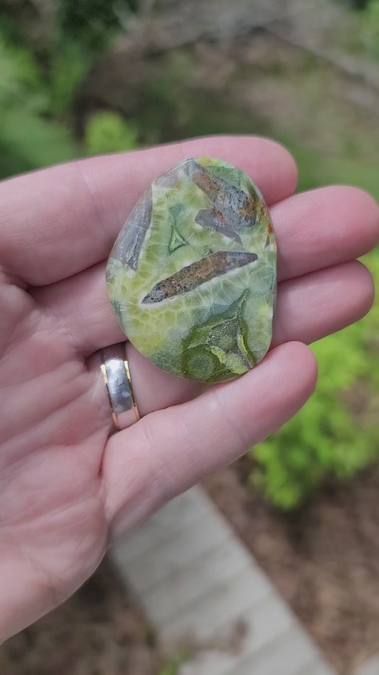 Arkansas Wavellite Cabochon