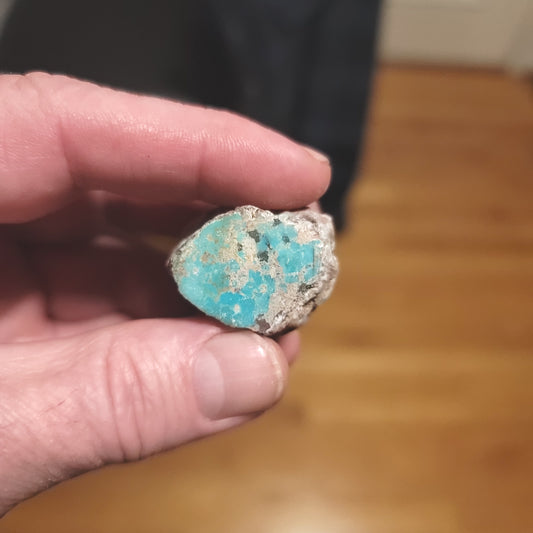 Redskin Turquoise Nugget - back view