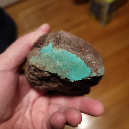Huge Redskin Turquoise Nugget - front view