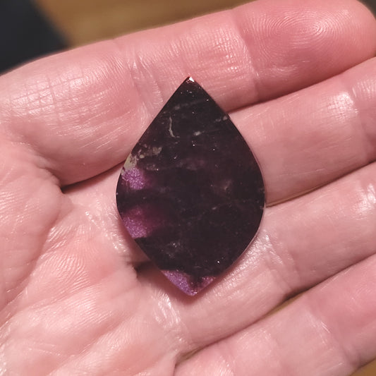 African Royal Stichtite Cabochon - front view