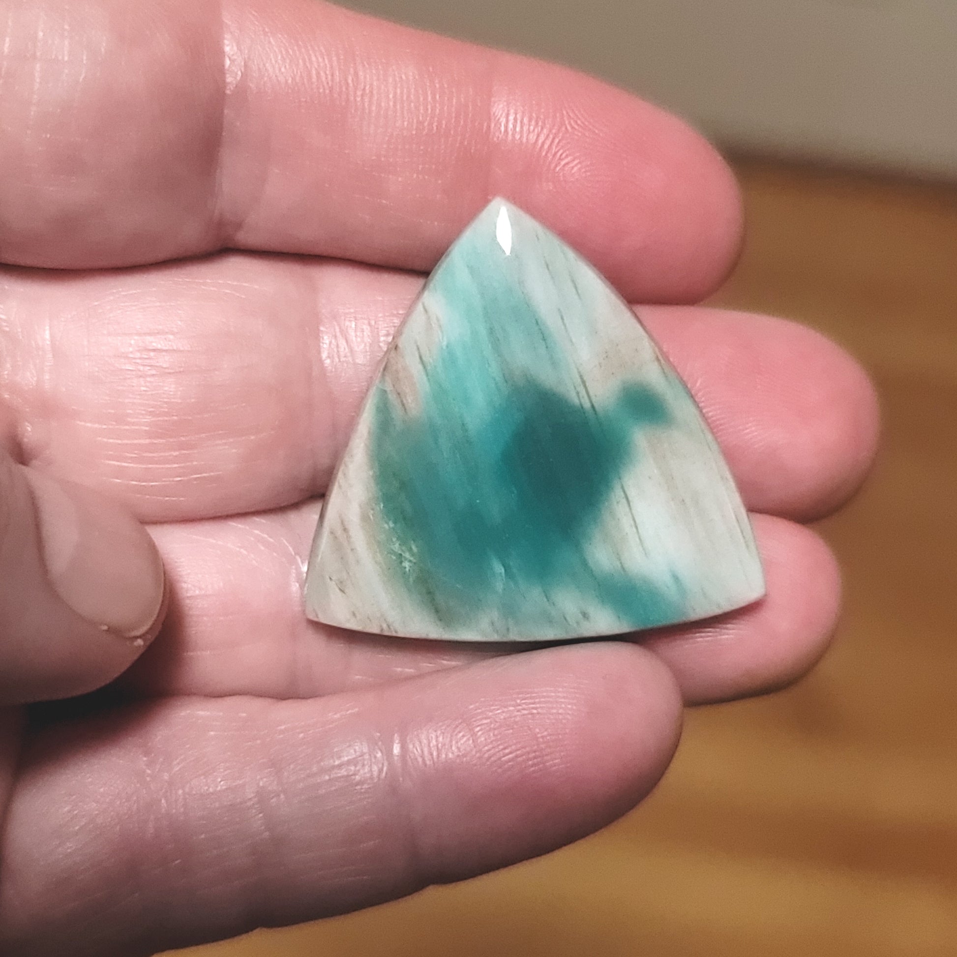 Turkish Colla Wood Cabochon - front view