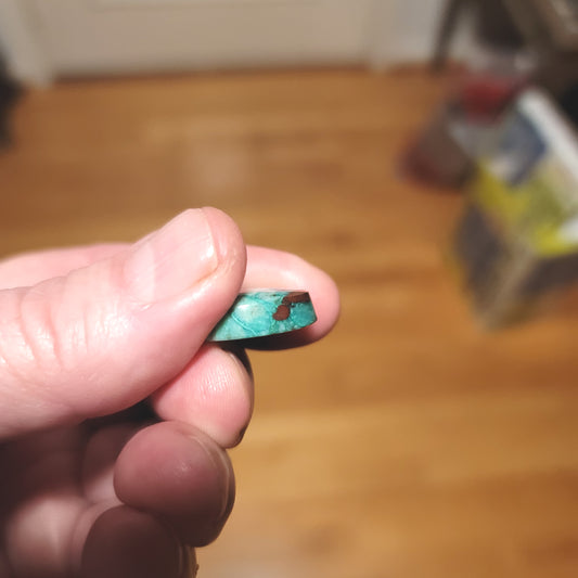 Turkish Colla Wood Cabochon - side view