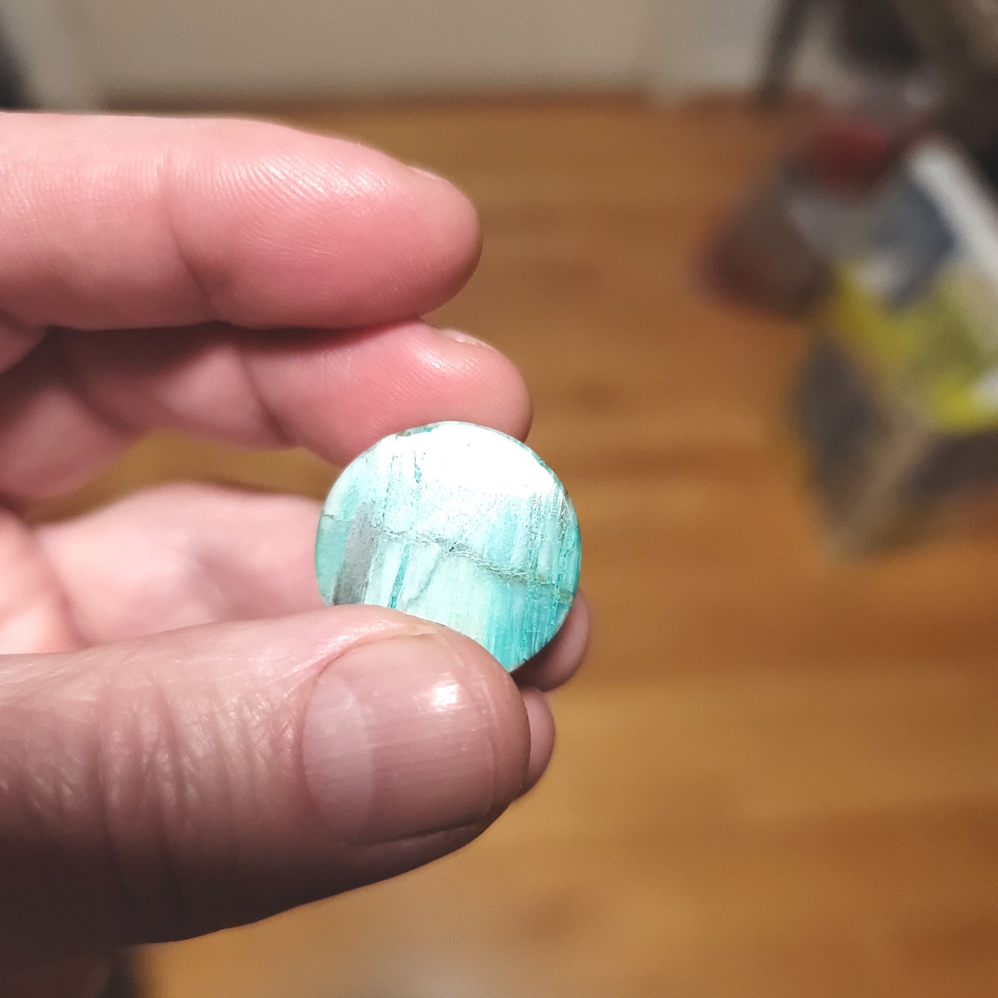 Turkish Colla Wood Cabochon - back view