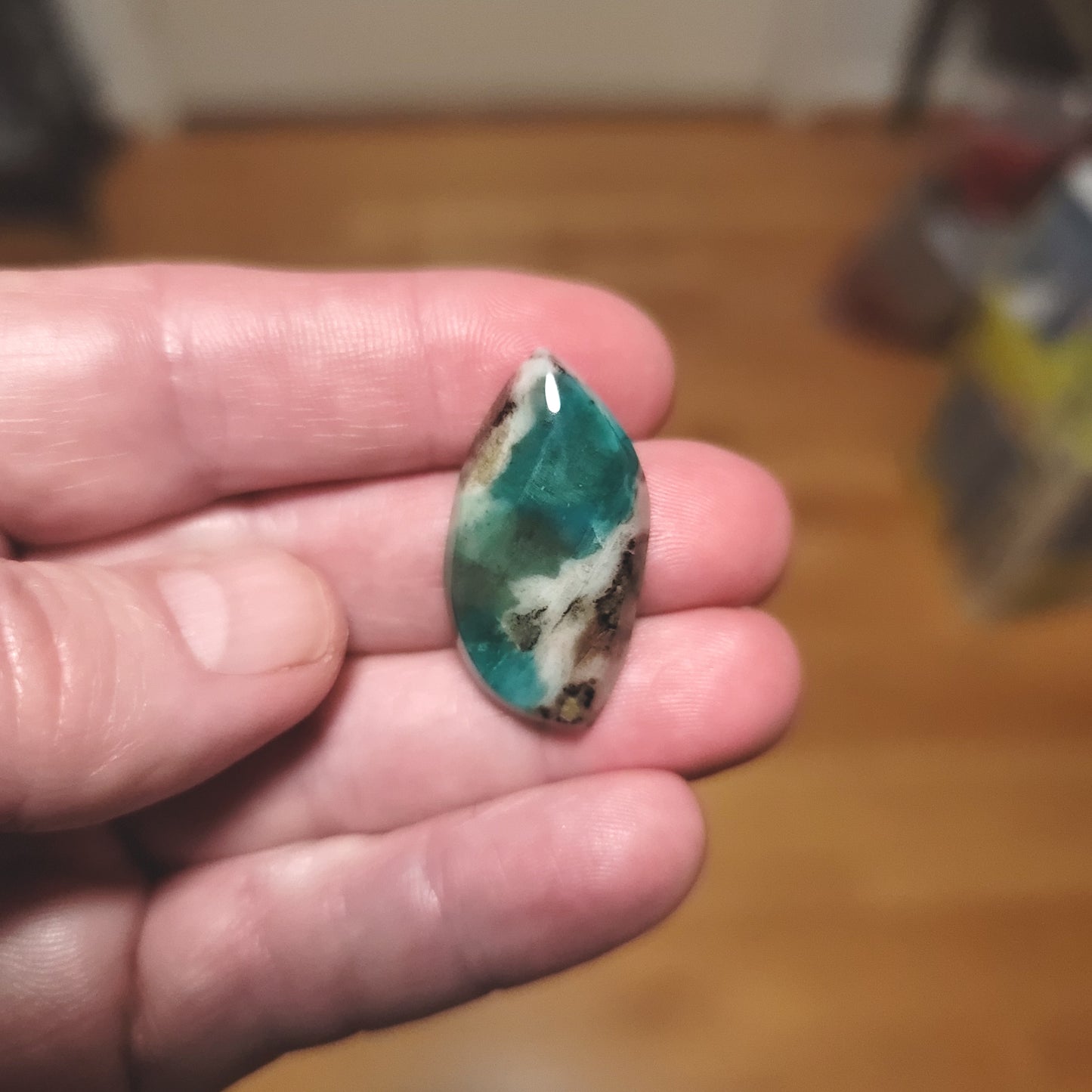 Turkish Colla Wood Cabochon - front view