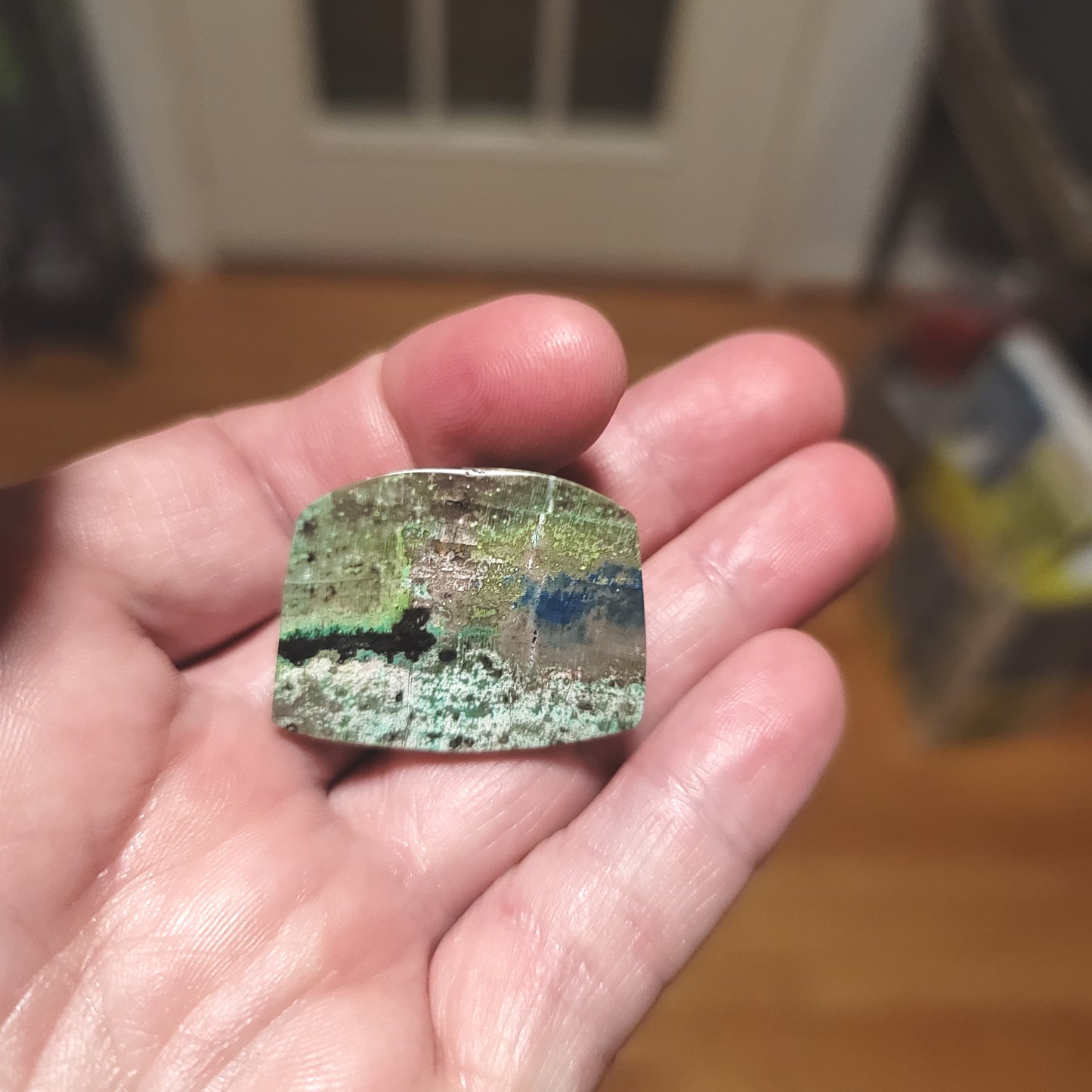 Turkish Colla Wood Cabochon - back view