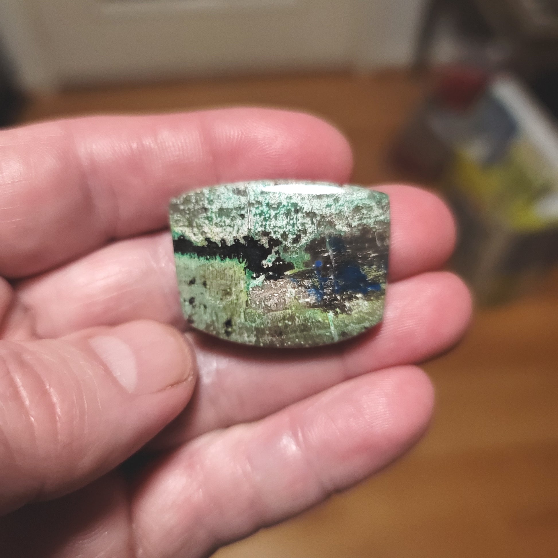 Turkish Colla Wood Cabochon - front view