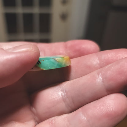 Turkish Colla Wood Cabochon - side view