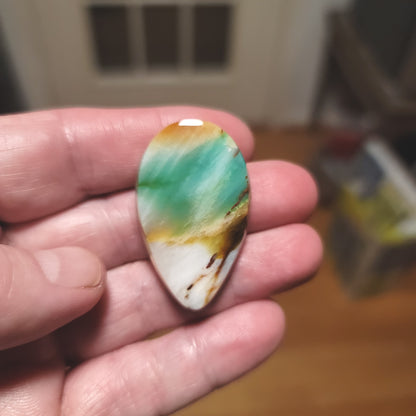 Turkish Colla Wood Cabochon - front view