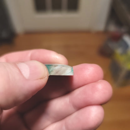 Turkish Colla Wood Cabochon - side view