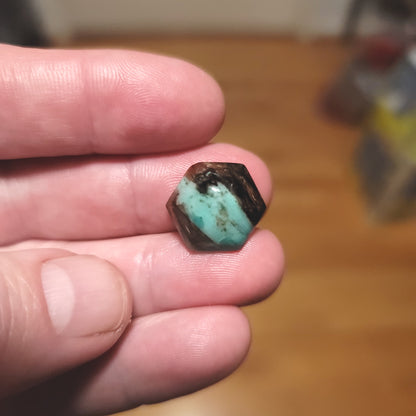 Turkish Colla Wood Cabochon - front view