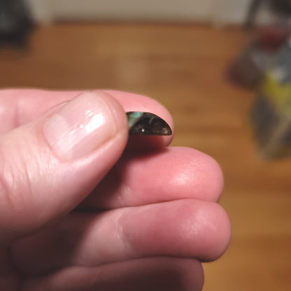 Turkish Colla Wood Cabochon - side view