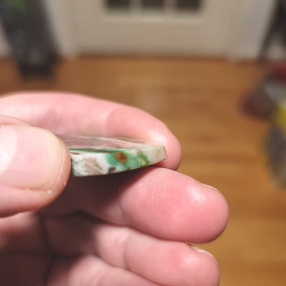 Turkish Colla Wood Cabochon - side view