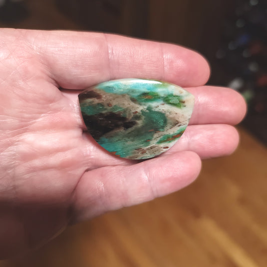 Turkish Colla Wood Cabochon - front view