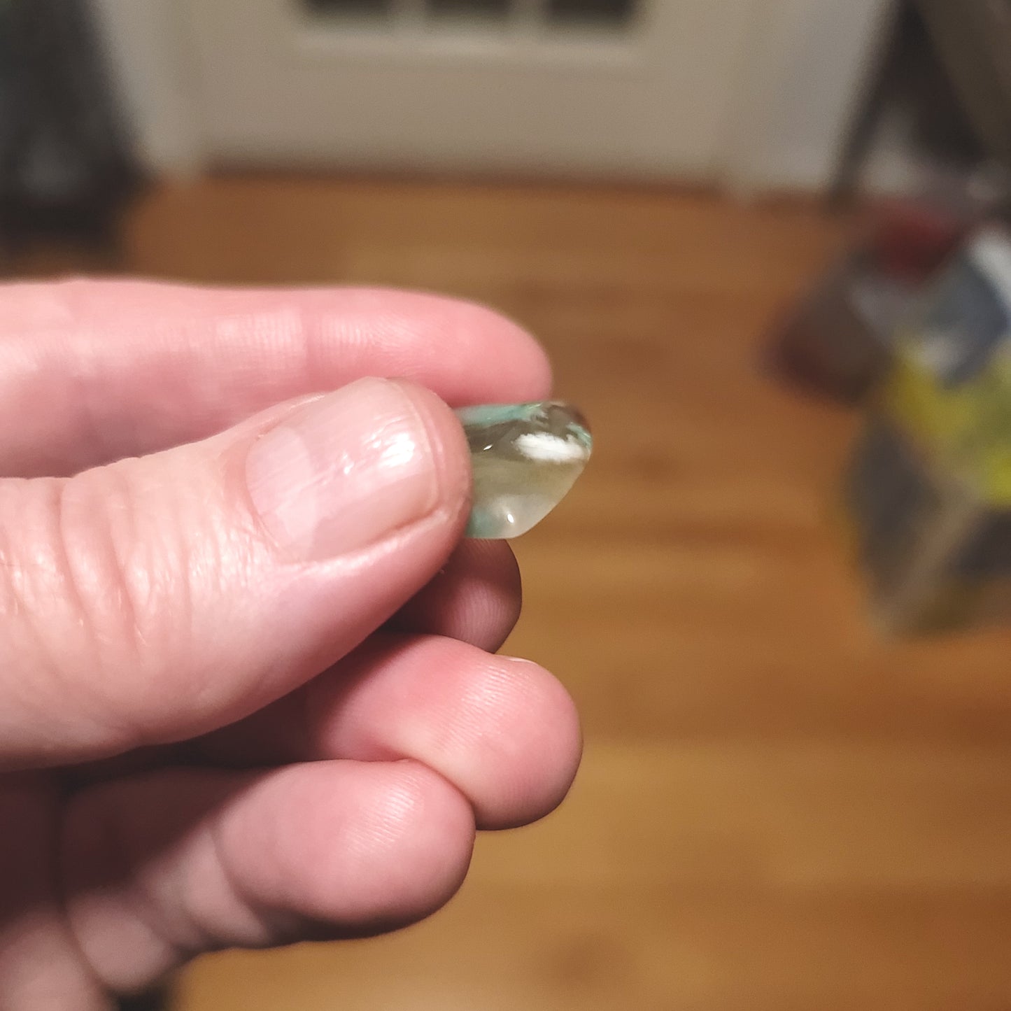 Turkish Colla Wood Cabochon - side view