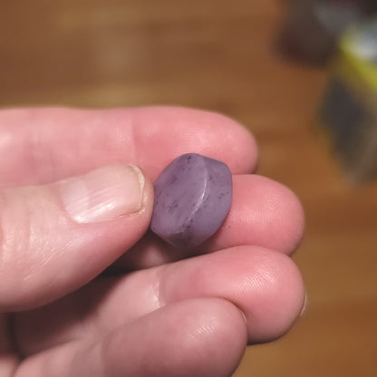 Turkish Purple Jade Cabochon - front view