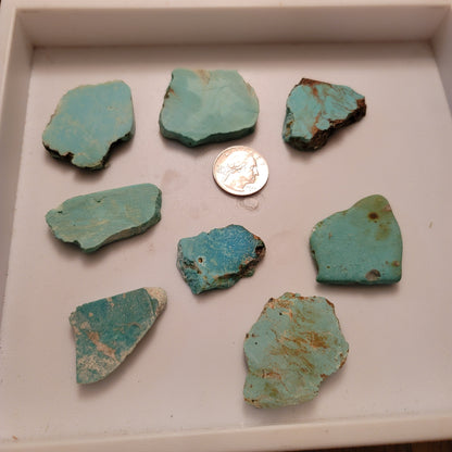 Sonoran Turquoise Slabs - back view