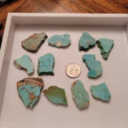 Sonoran Turquoise Slabs - side view