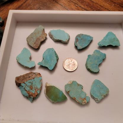 Sonoran Turquoise Slabs - back view