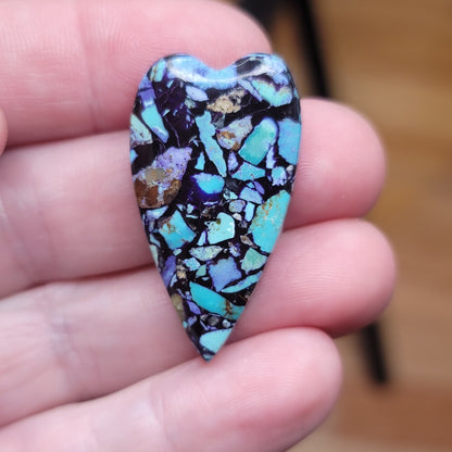 Arkansas Turquoise Composite Cabochon