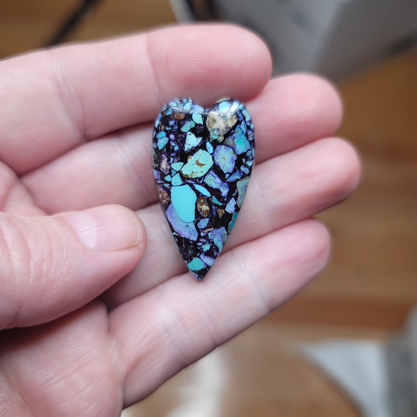 Arkansas Turquoise Composite Cabochon