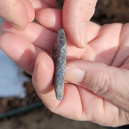 Virginia Kyanite with Pyrite Cabochon