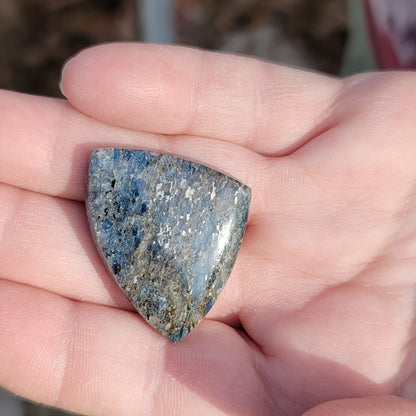 Virginia Kyanite with Pyrite Cabochon
