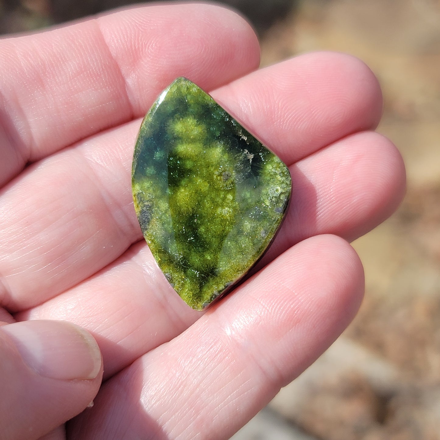 Arkansas Wavellite Cabochon
