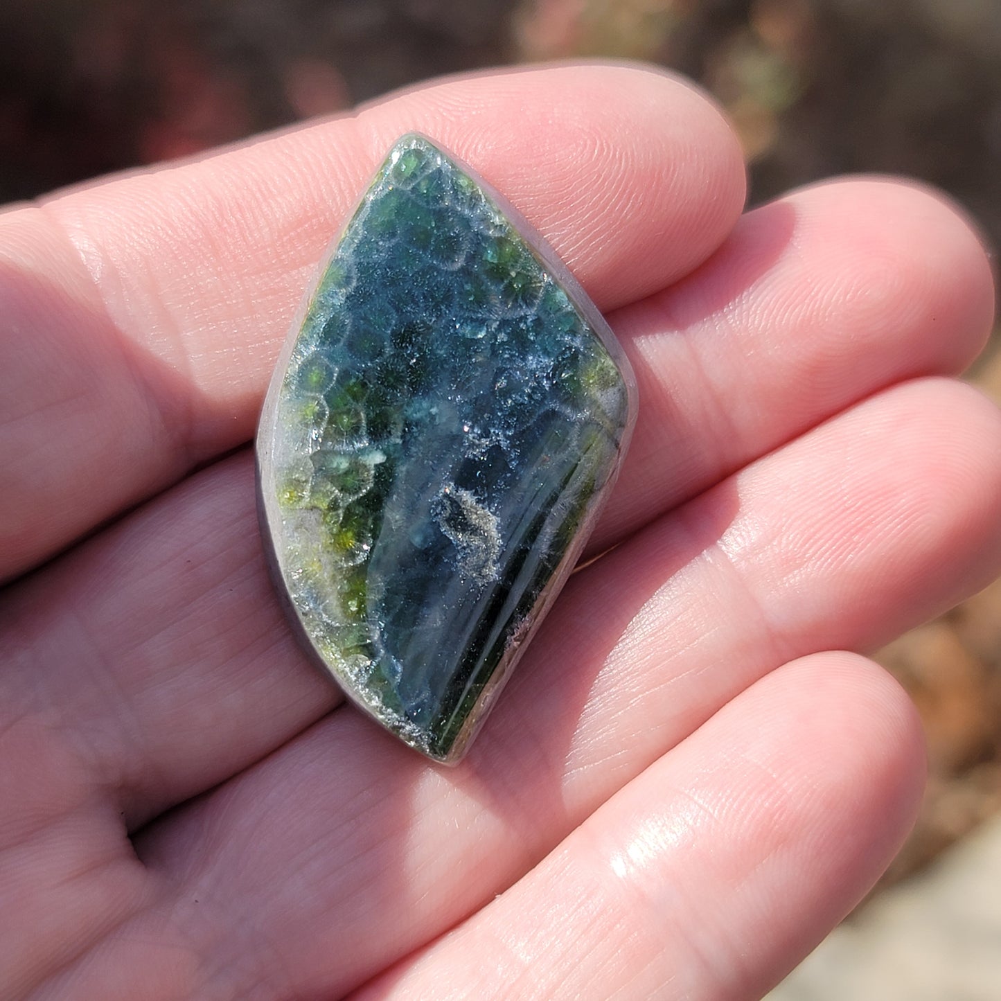Arkansas Wavellite Cabochon