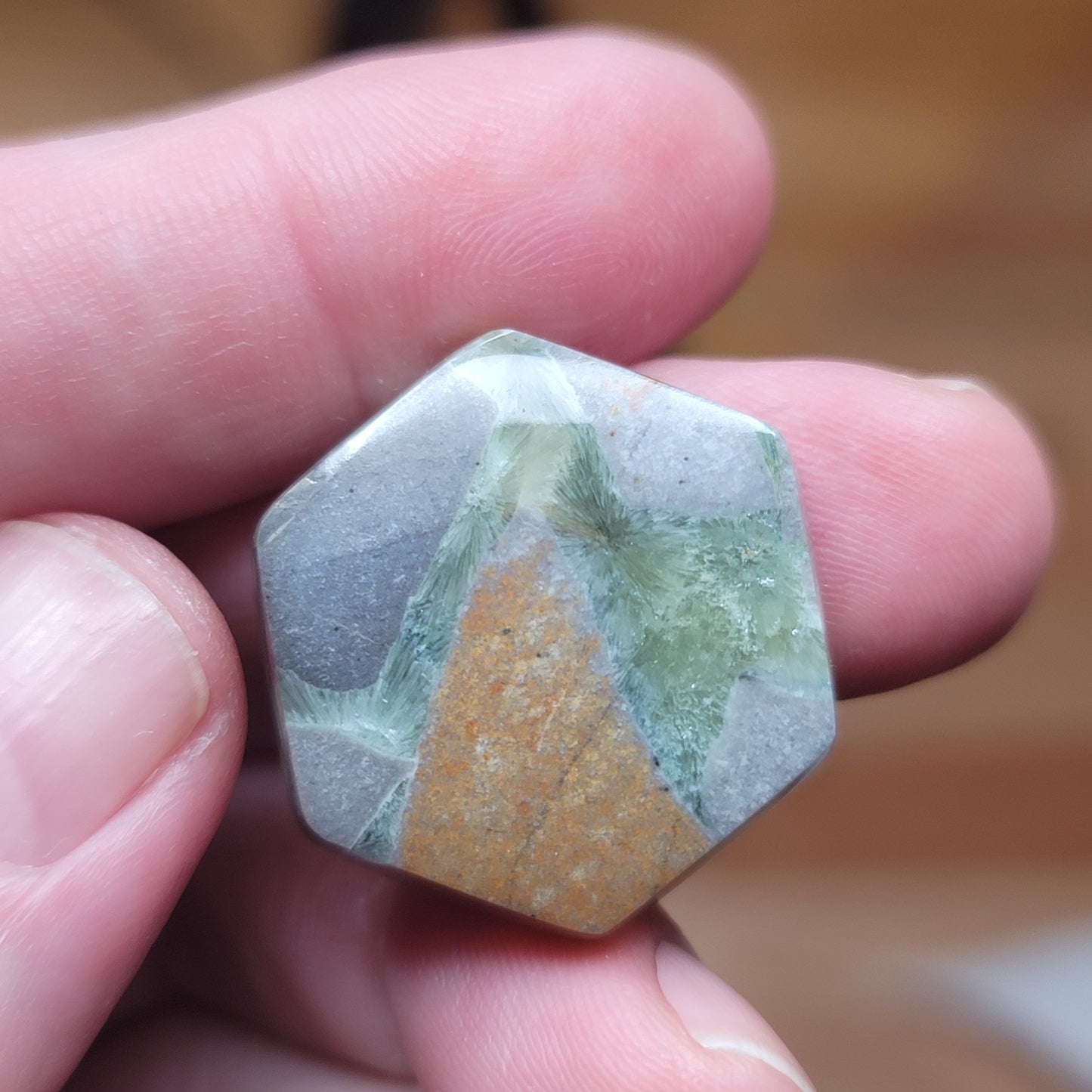 Arkansas Wavellite Cabochon