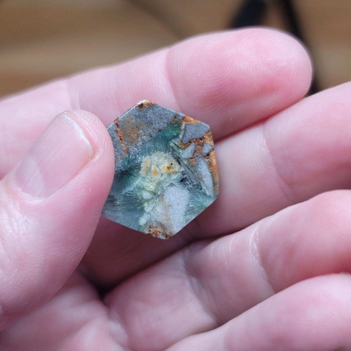Arkansas Wavellite Cabochon
