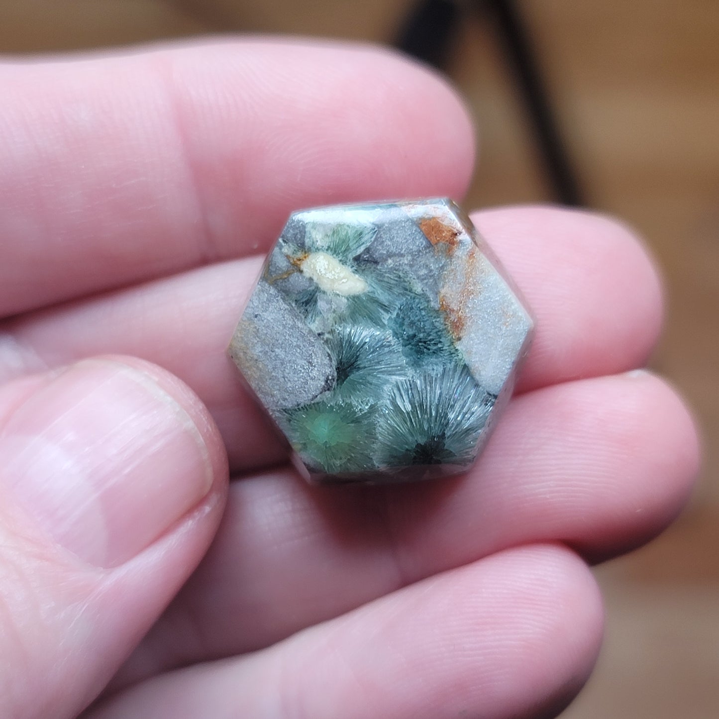 Arkansas Wavellite Cabochon