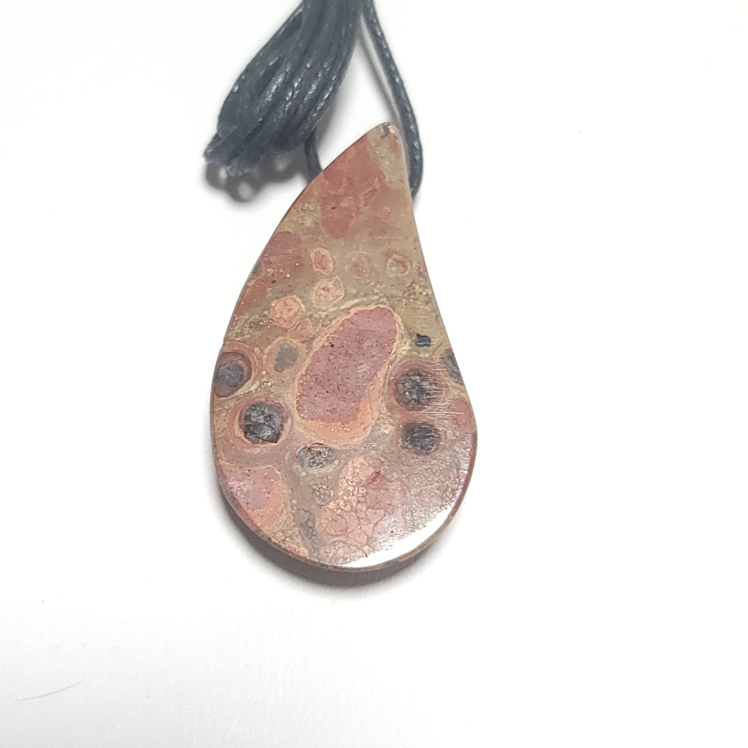 Arkansas Bauxite Freeform Pendant - 50 x 27 x 9.5 mm - 93 ct - Image 3