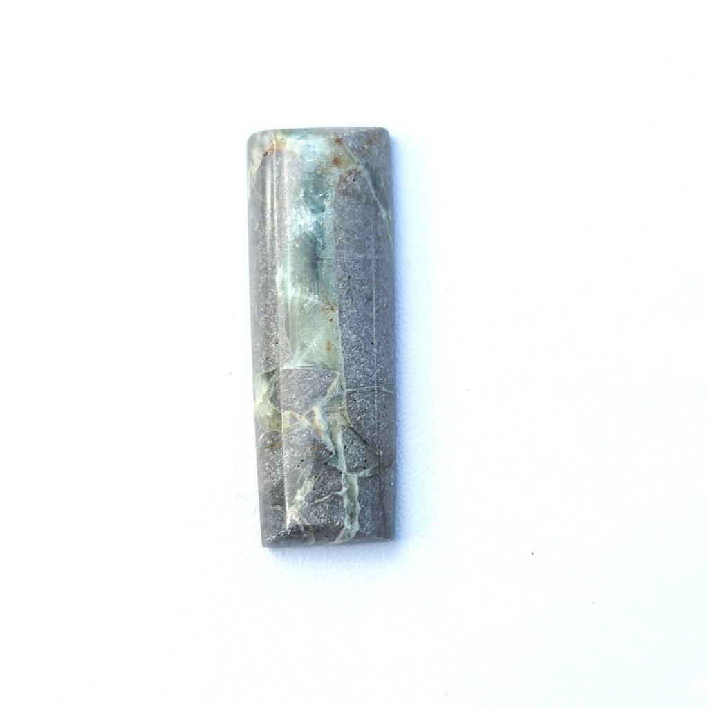 Arkansas Wavellite Rectangle Cabochon - 44 x 15.6 x 6.7 mm - 40.66 ct
