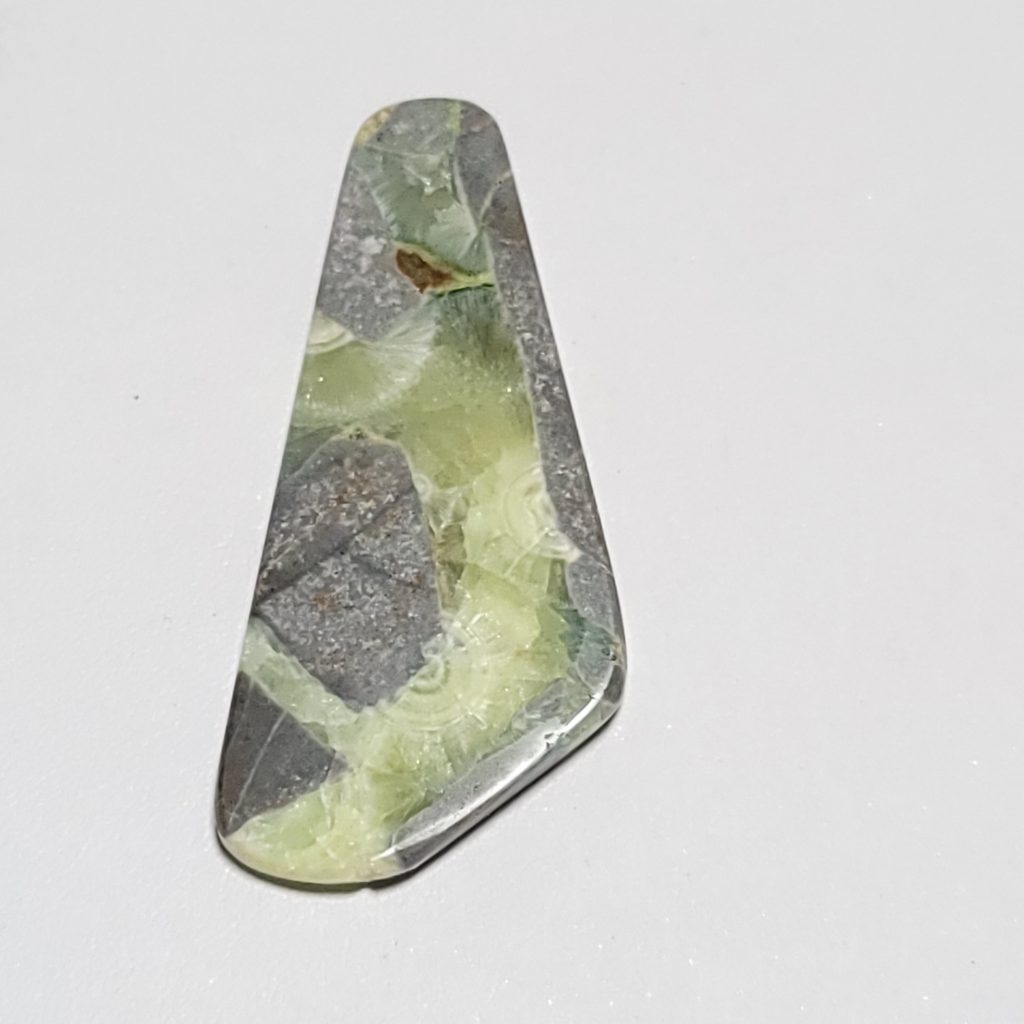 Arkansas Wavellite Freeform Pendant - 59.2 x 26.6 x 6.1 mm - 70.85 ct