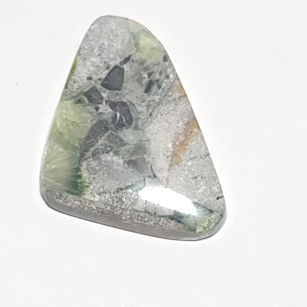 Arkansas Wavellite Freeform Pendant - 52.6 x 36 x 7 mm - 92.5 ct