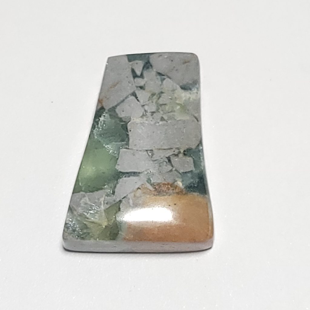 Arkansas Wavellite Freeform Pendant - 42.5 x 32 x 11.7 mm - 167 ct