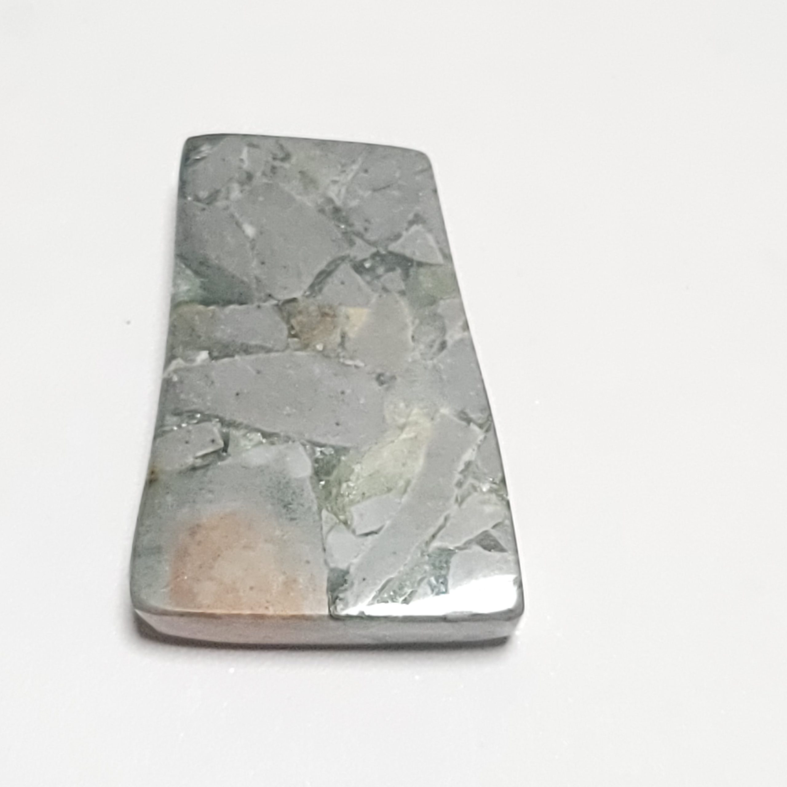 Arkansas Wavellite Freeform Pendant - 42.5 x 32 x 11.7 mm - 167 ct - Image 2